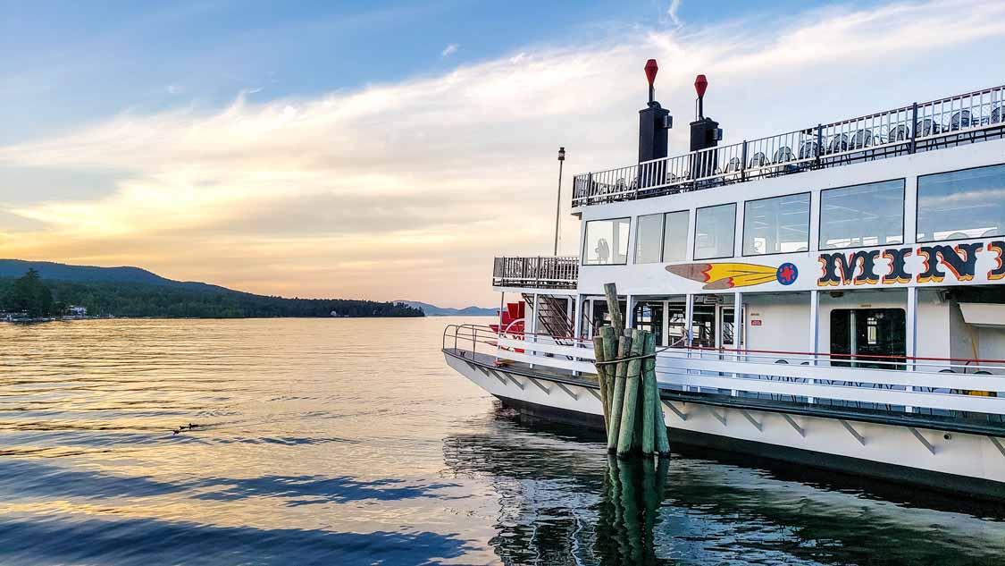 Lake George hotels after a paddle boat cruise