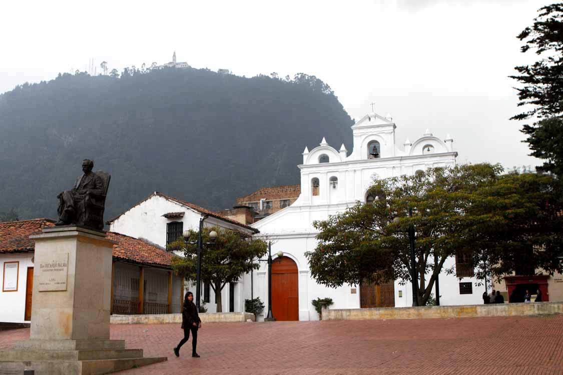 Monseratte in La Candelaria neighborhood in Bogota