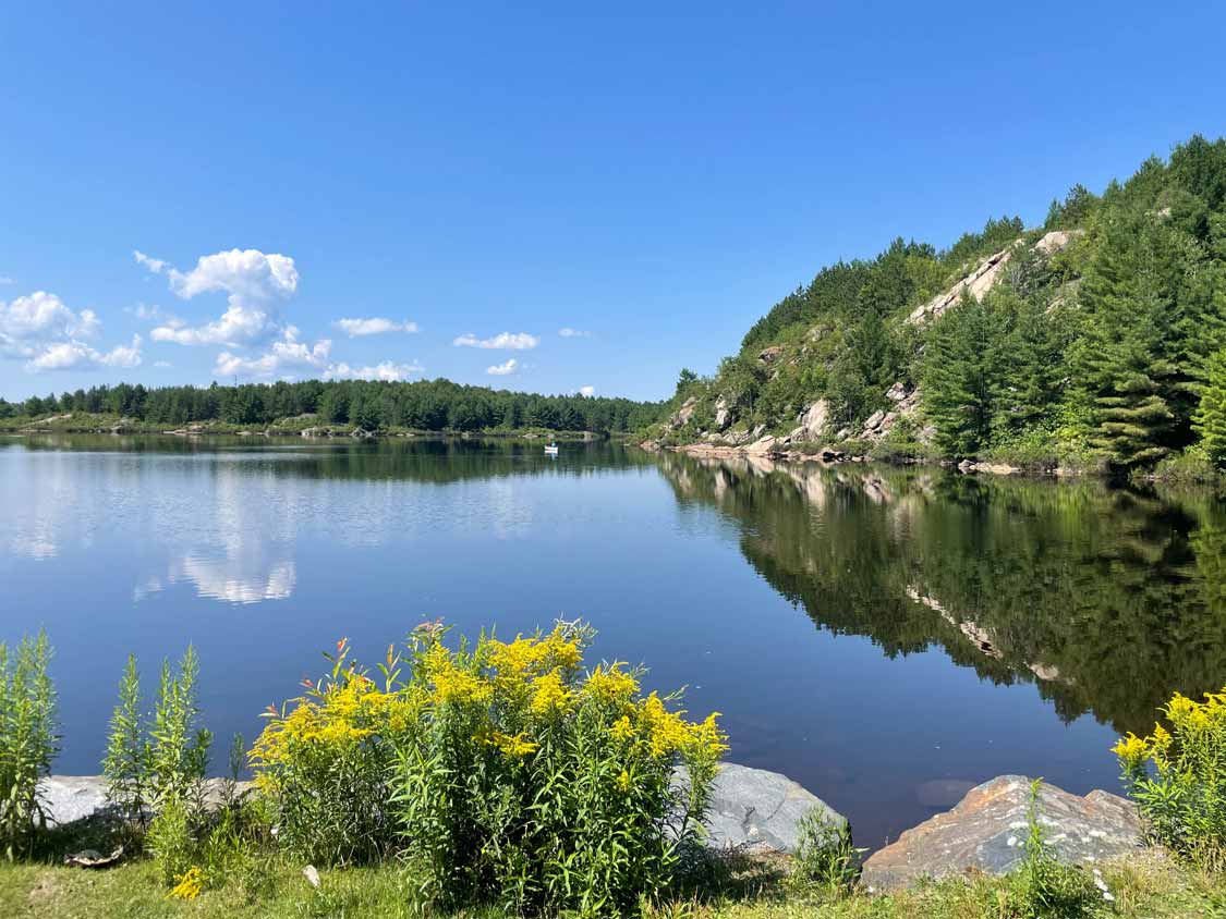 Reflections on Lake Laurentian Conservation Area