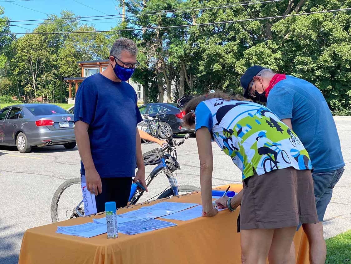 Registering for Ontario by Bike