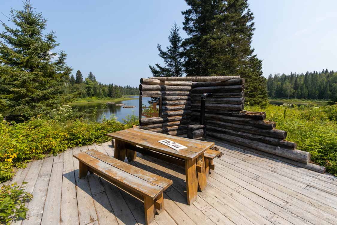 Riviere des Memoires hike in Lac Temiscouata National Park