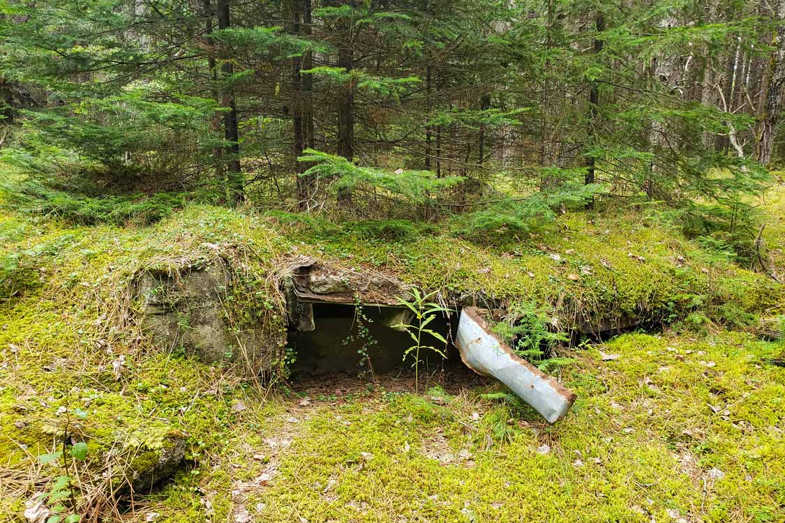Remnants of POW camp 100 at Neys Provincial Park