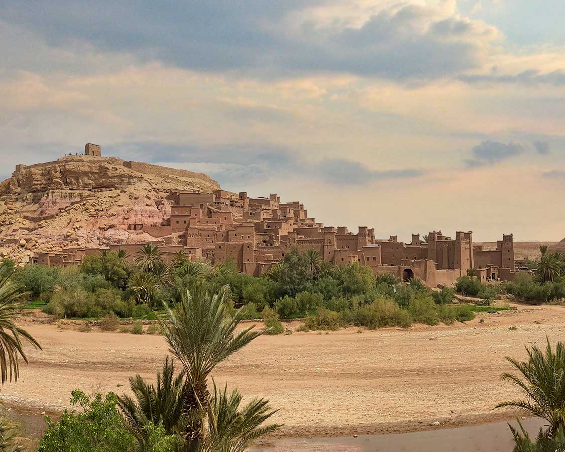 The village of Ait Ben Haddou near Ouarzazat, Morocco