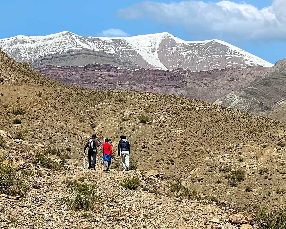 Hiking the High-Atlas Mountains in Ilil, Morocco