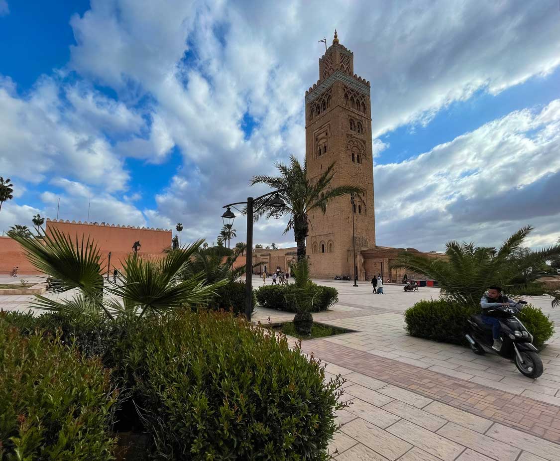 Koutoubia Mosque in Marrakech, Morocco