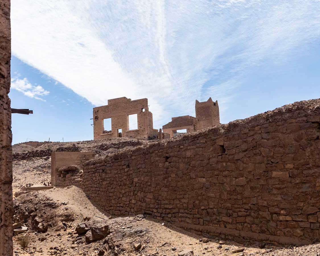 Mfis Mine and abandoned town near Merzouga, Morocco