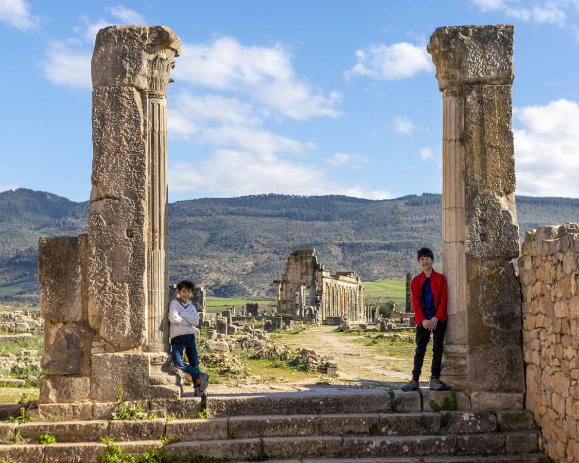 Roman ruins at Volubilis, Morocco