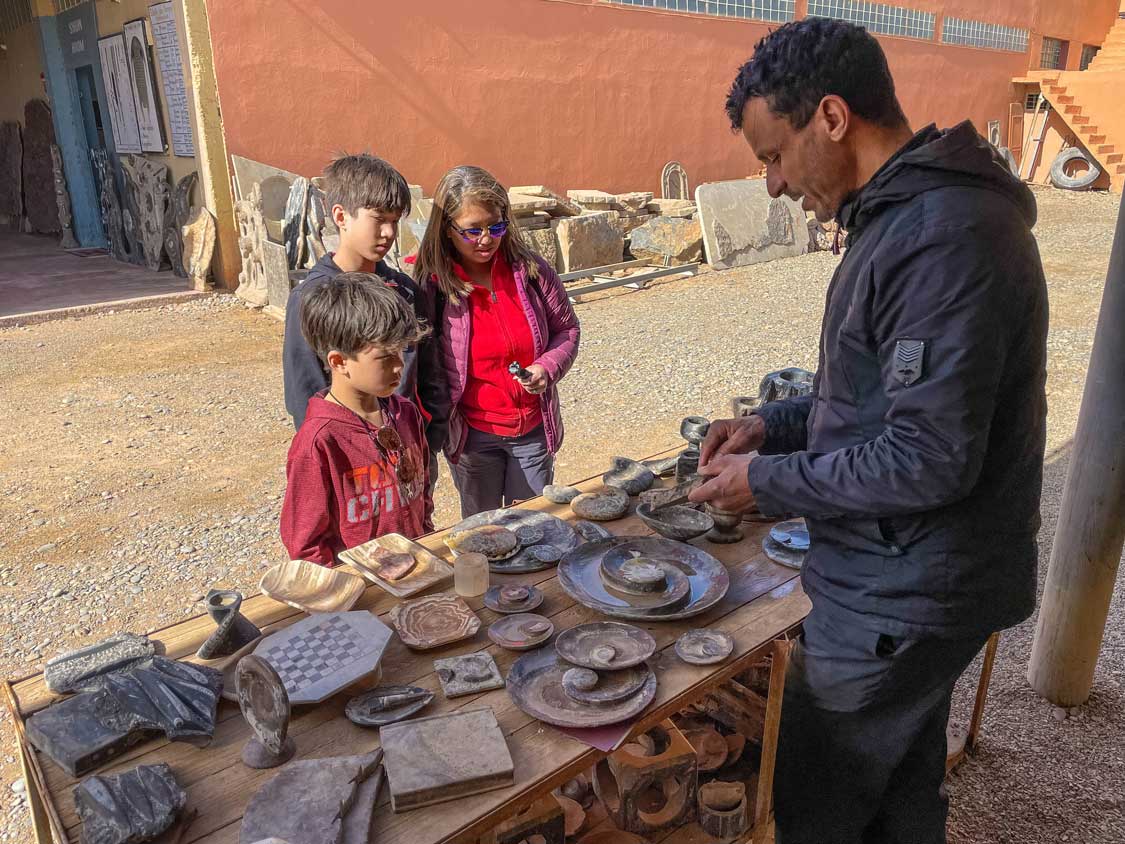 Moroccan fossils at Morabit Fossils