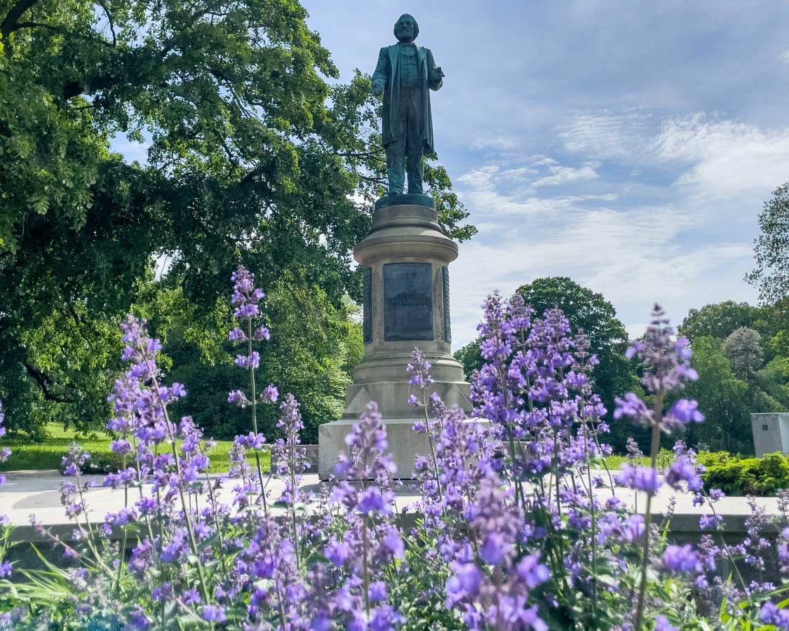 what to see in Rochester Frederick Douglass statue Highland Park Rochester