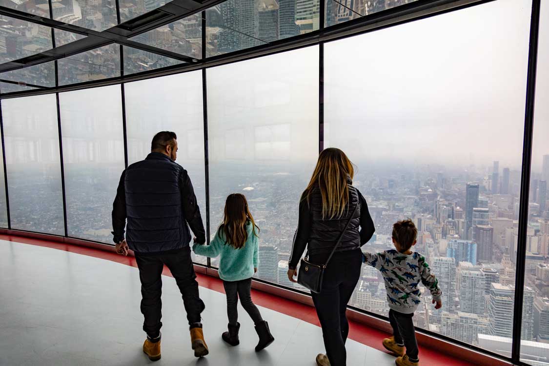 Toronto CN Tower Labour Day