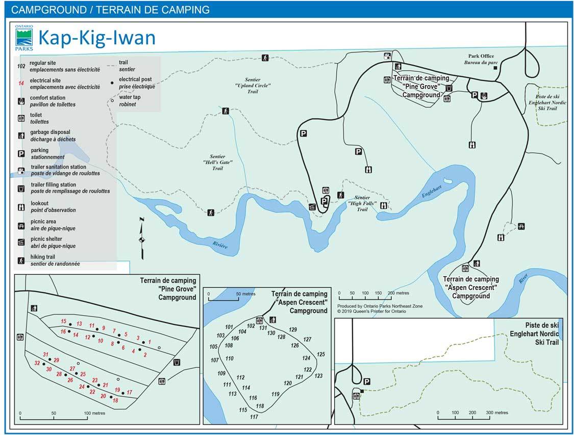 Kap Kig Iwan Provincial Park Map 2022