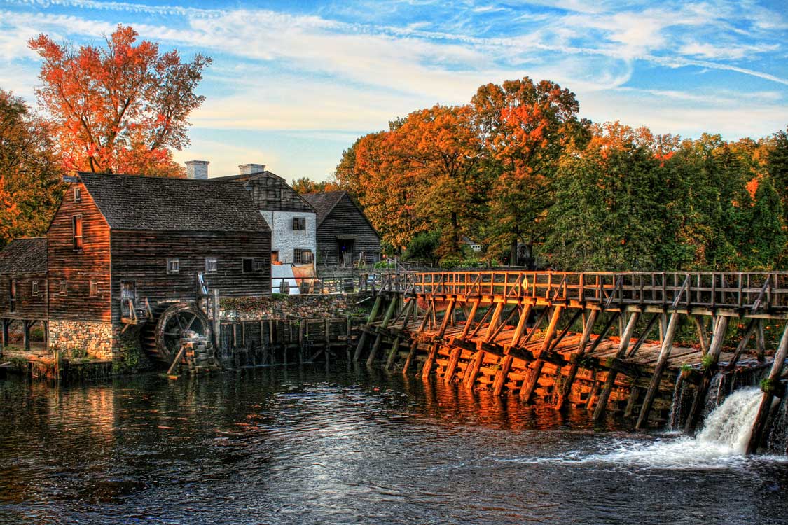 Bridge on the Rockafeller Estate in Sleepy Hollow, New York