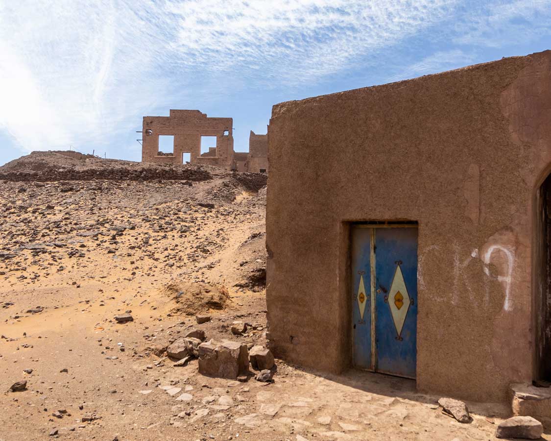 M'Fis Ghost Town near Merzouga, Morocco