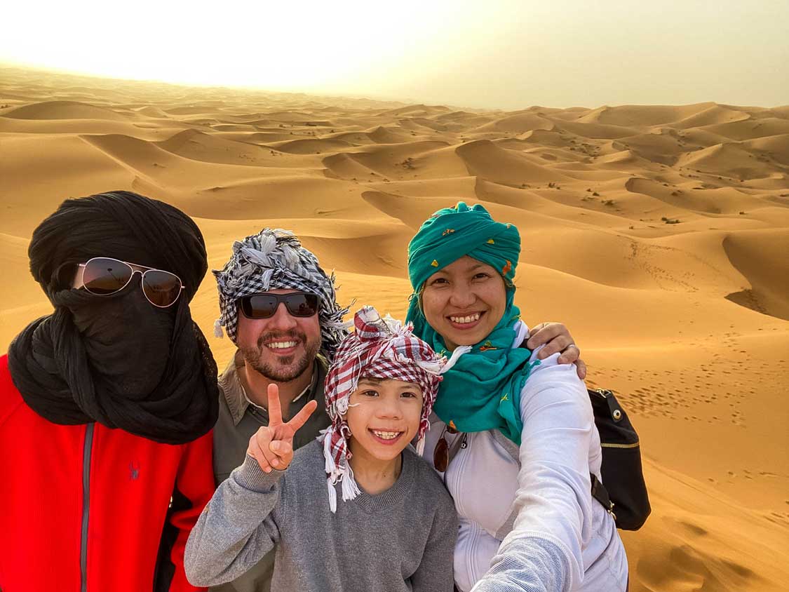 Wandering Wagars in Merzouga, Morocco