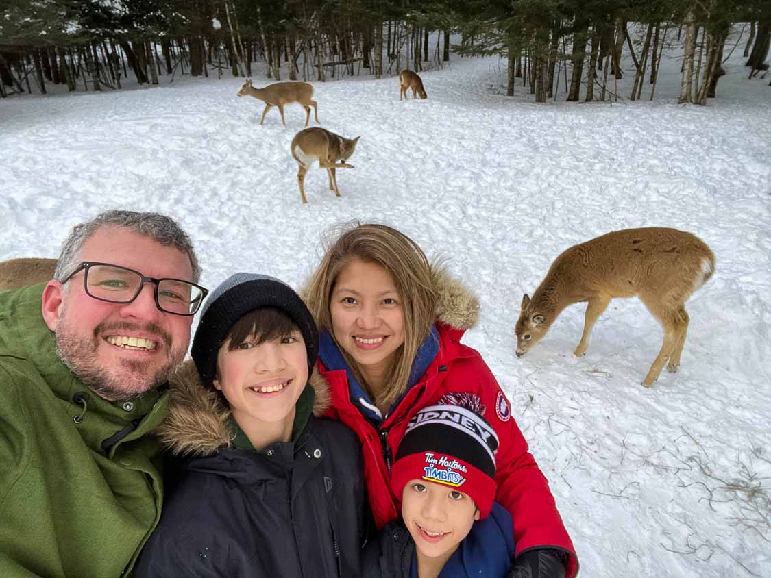 Wandering Wagars at Parc Omega Gatineau