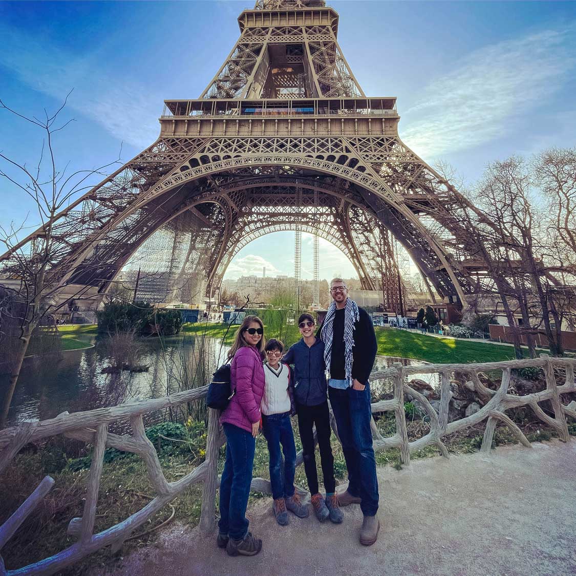 Wandering Wagars at the Eiffel Tower in Paris, France