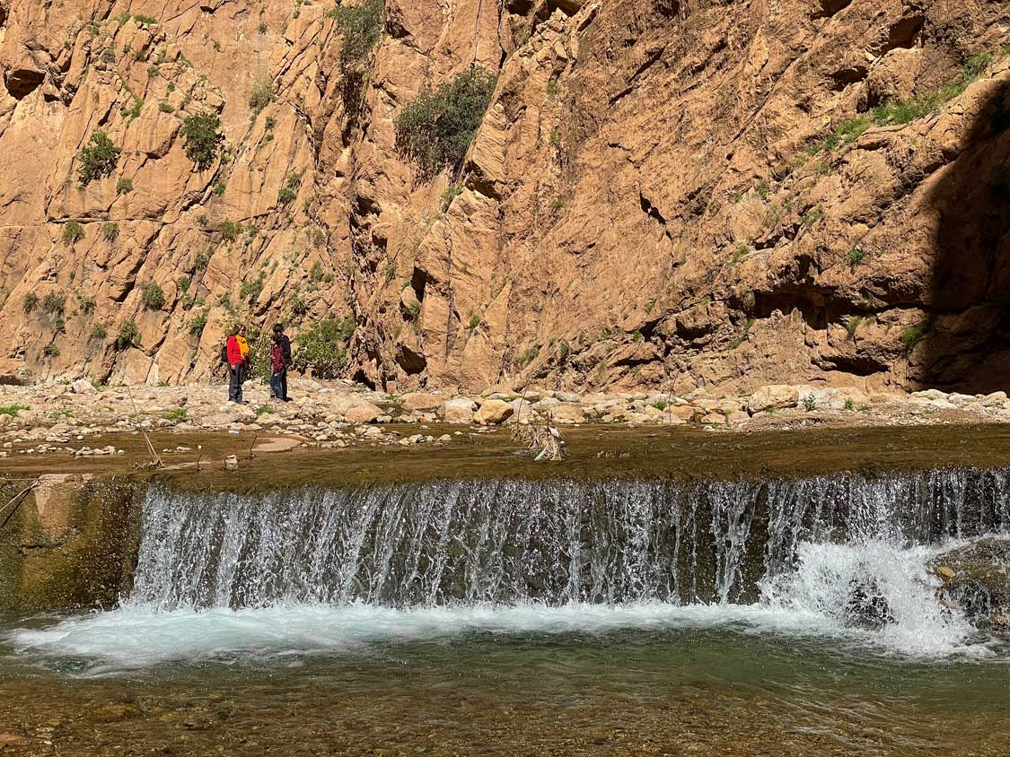 Waterfall in Todra Gorge