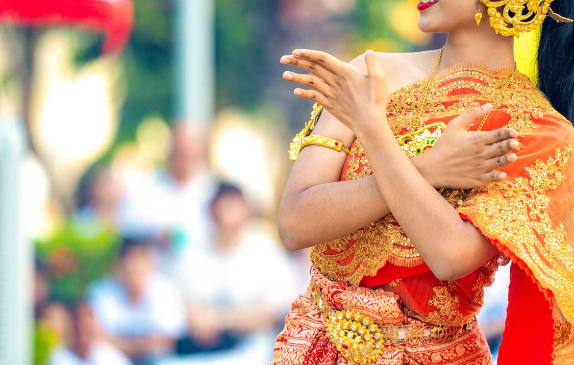 Thai dancer in Pattaya, Thailand