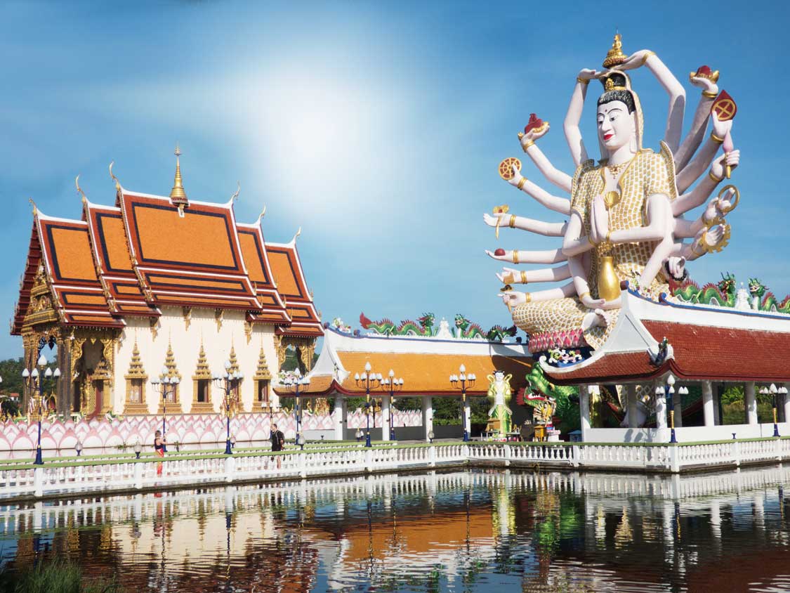 Wat Plai Laem in Koh Samui, Thailand