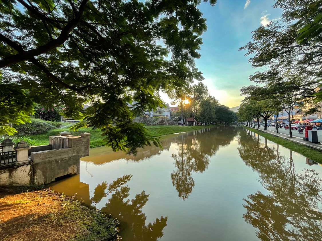 Chiang Mai old city moat