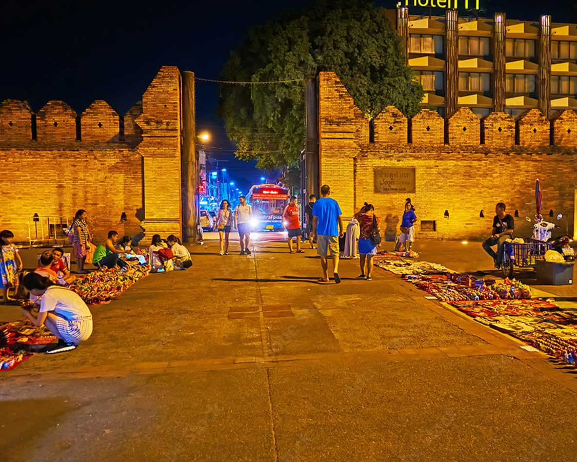 Tha Pae Gate in Chiang Mai old city