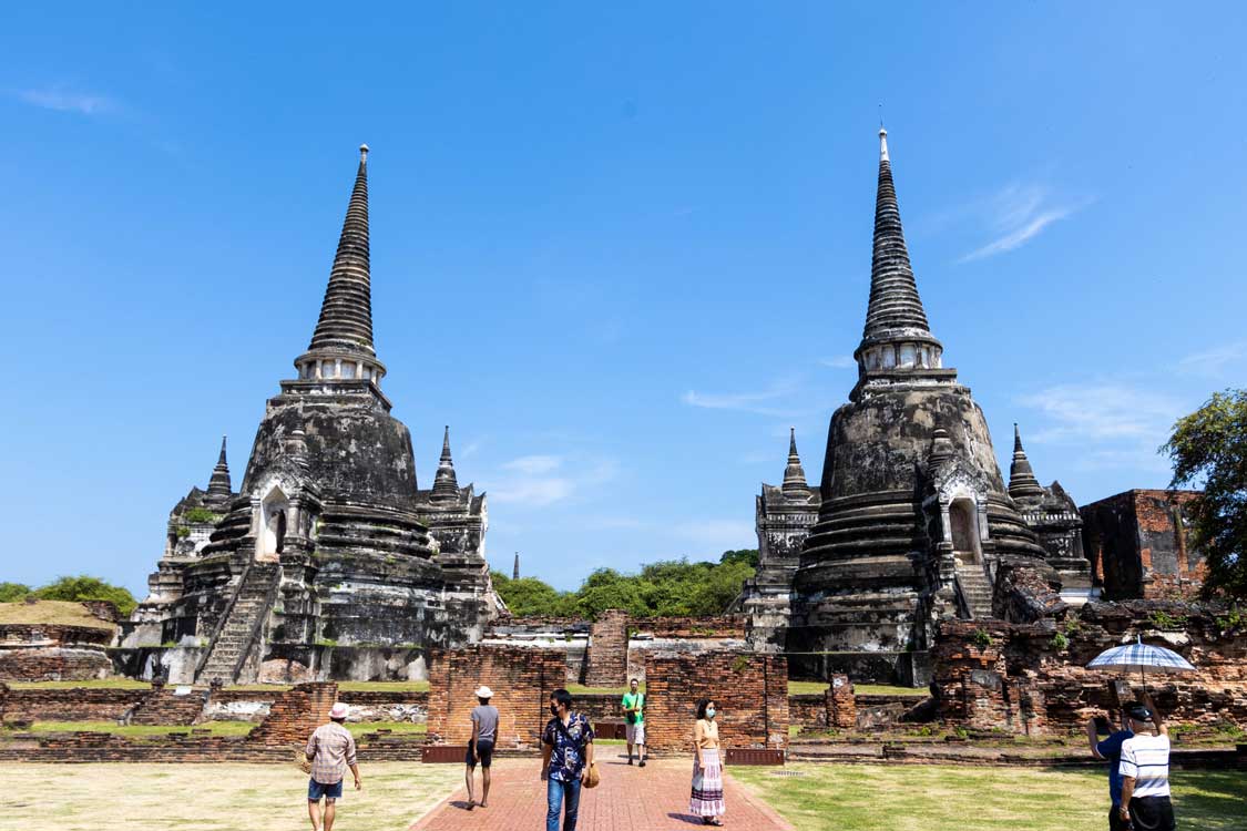 Wat Phra Si Sanphet in Ayutthaya Historical Park