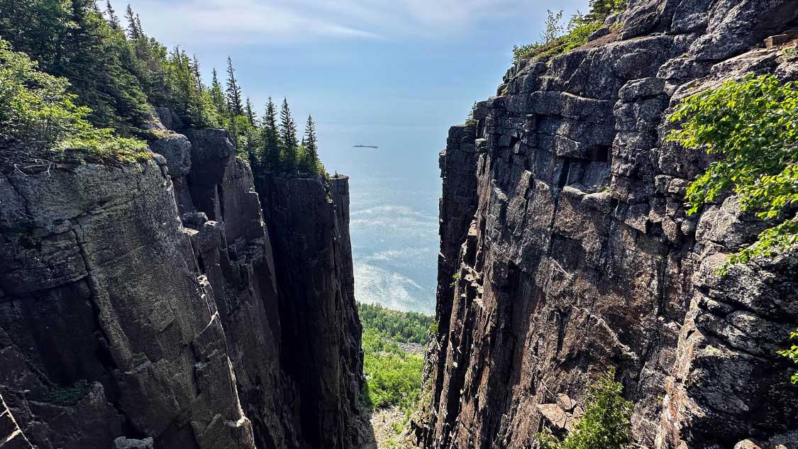 Gorge Viewpoint in Sleeping Giant Provincial Park Thunder Bay