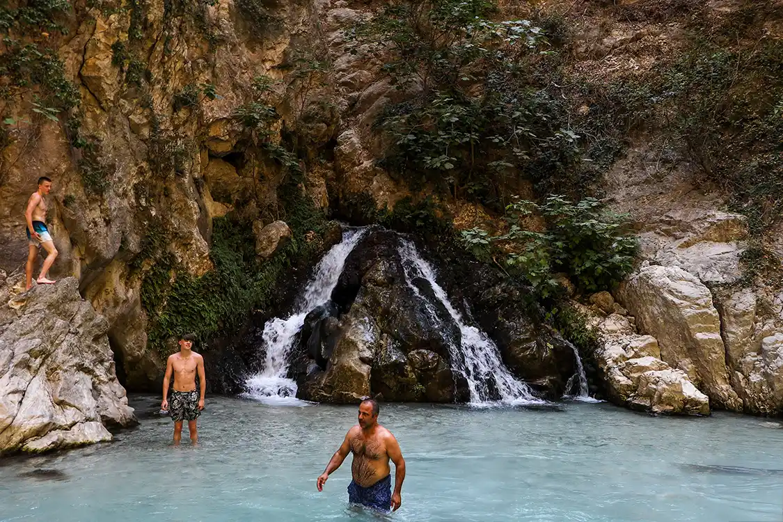 Waterfall in Saklikent Gorge