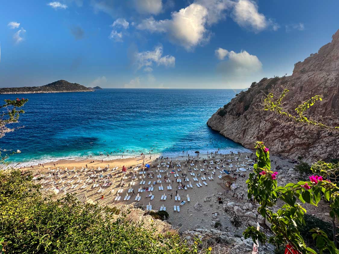 Kaputas Beach near Kas Turkiye on the Turquoise Coast