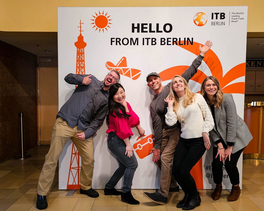Kevin Wagar Juliana Broste, Jenn Weatherhead, and Mike and Ann Howard at ITB Berlin