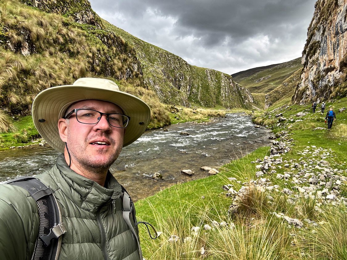 Kevin Wagar hikes the Royal Inca Road in Peru