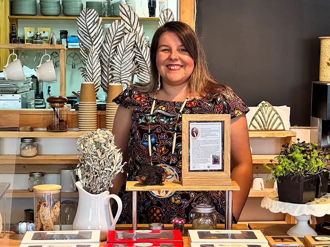 Dominique Lalonde at Kisisiam Patisserie