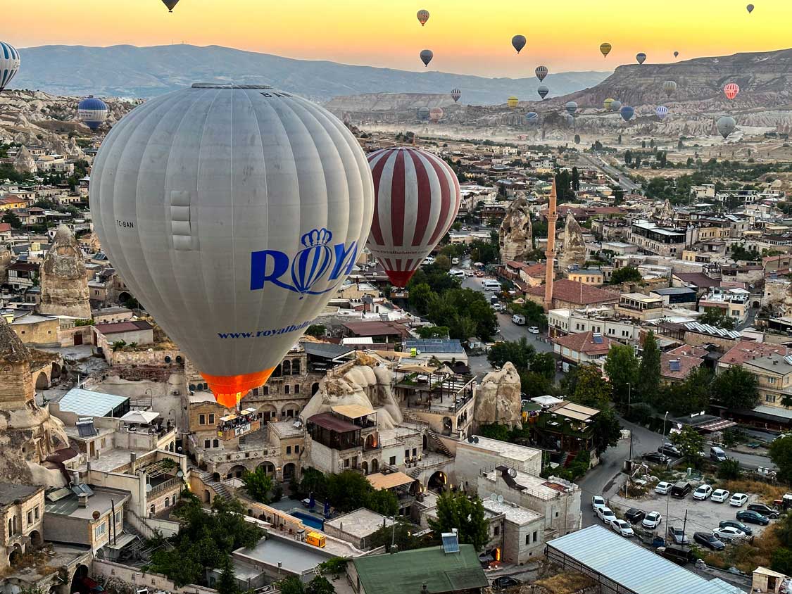 Royal Hot Air Balloons over Goreme, Turkiye