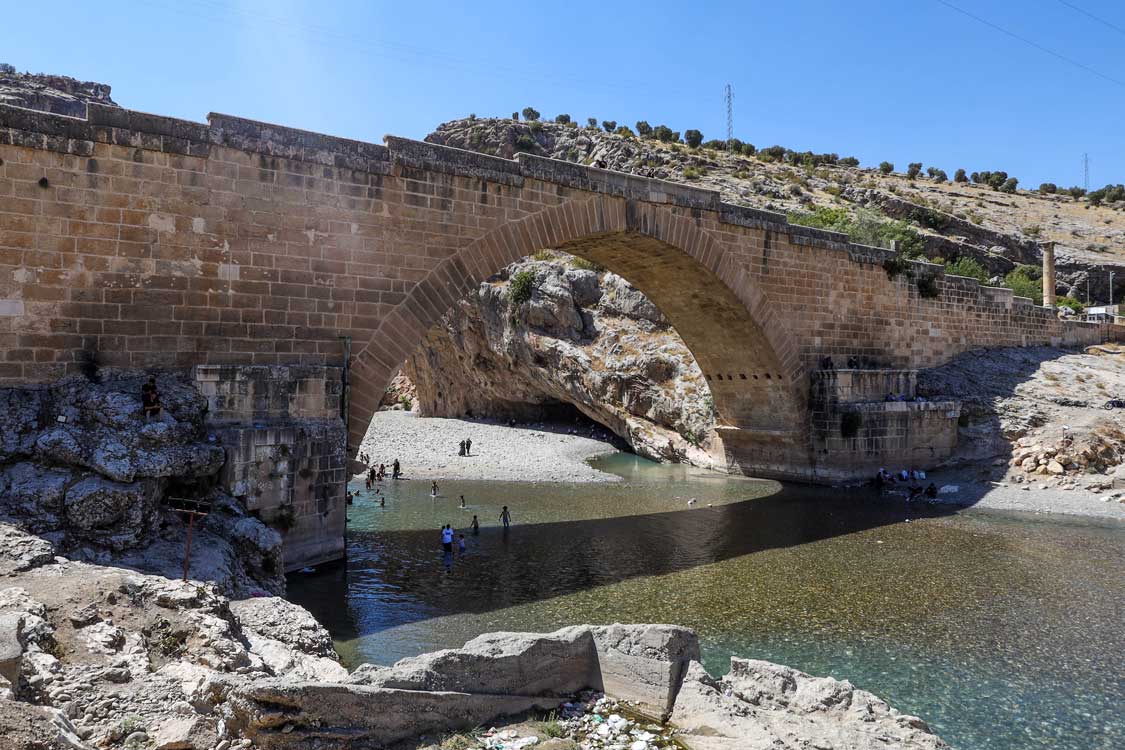 Historic Severan Bridge in Nemrut, Turkiye