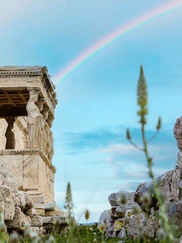 Temple of Athena at the Acropolis on a One day Athens Itinerary