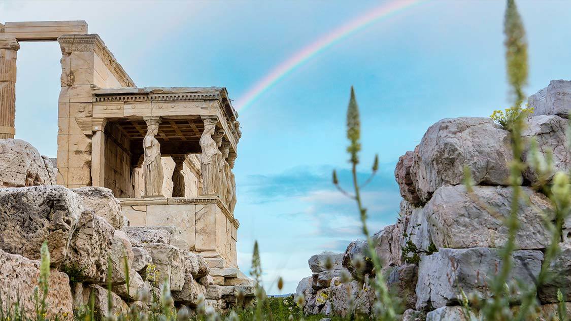 Temple of Athena at the Acropolis on a One day Athens Itinerary