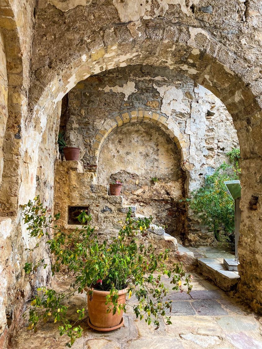 A beautiful stairway near the church of Agios Demetrios