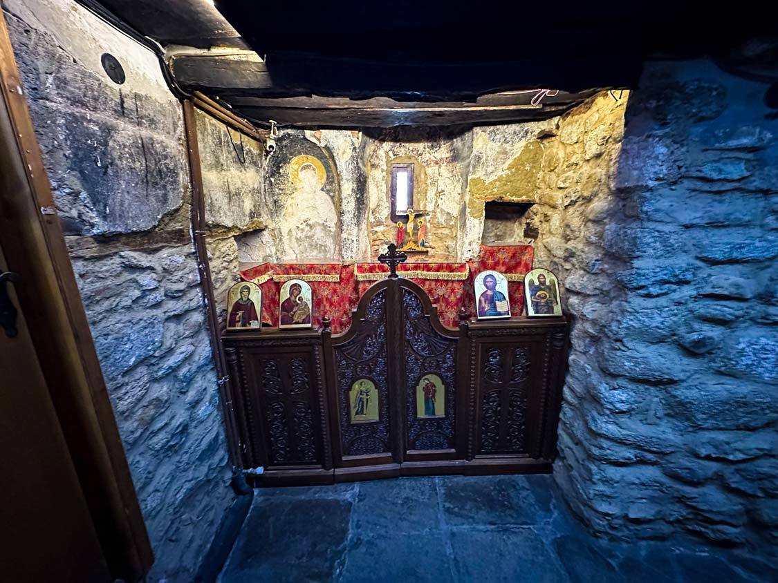 A small chapel inside the Monastery of Saint Nicholas