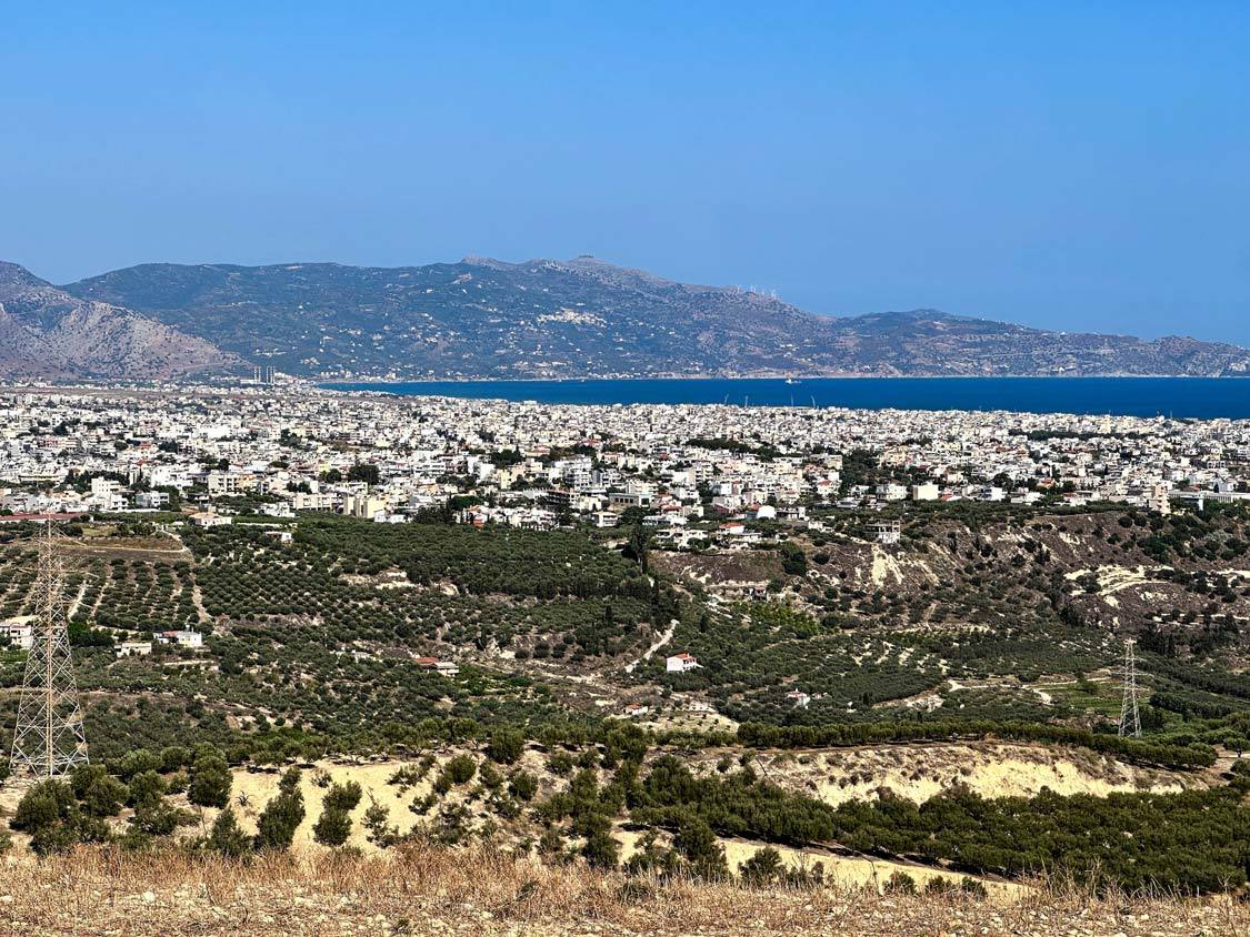 Views overlooking Heraklion, Crete