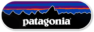 Button with Patagonia logo