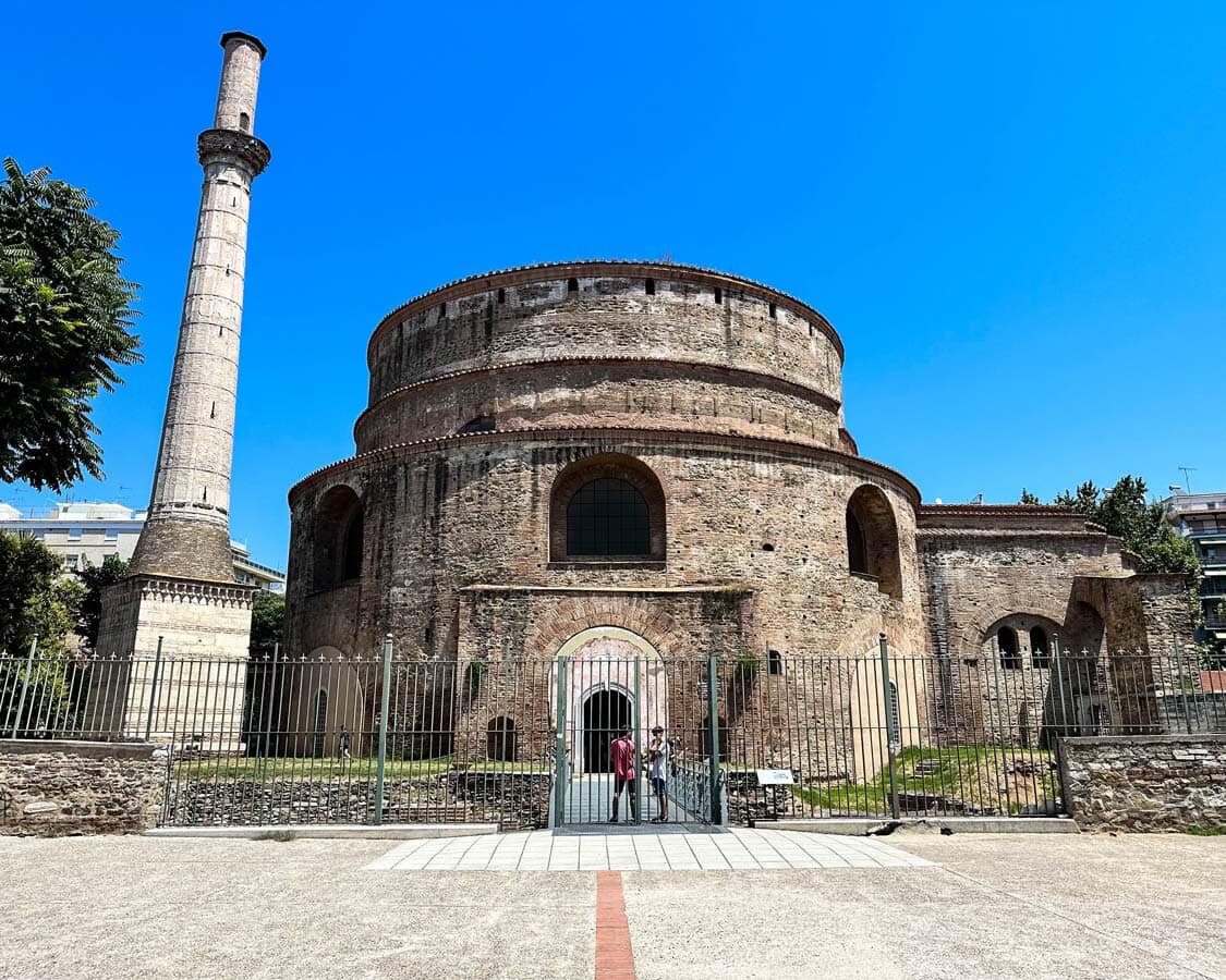 Ancient Hagia Sophia Rotunda in Thessaloniki, Greece