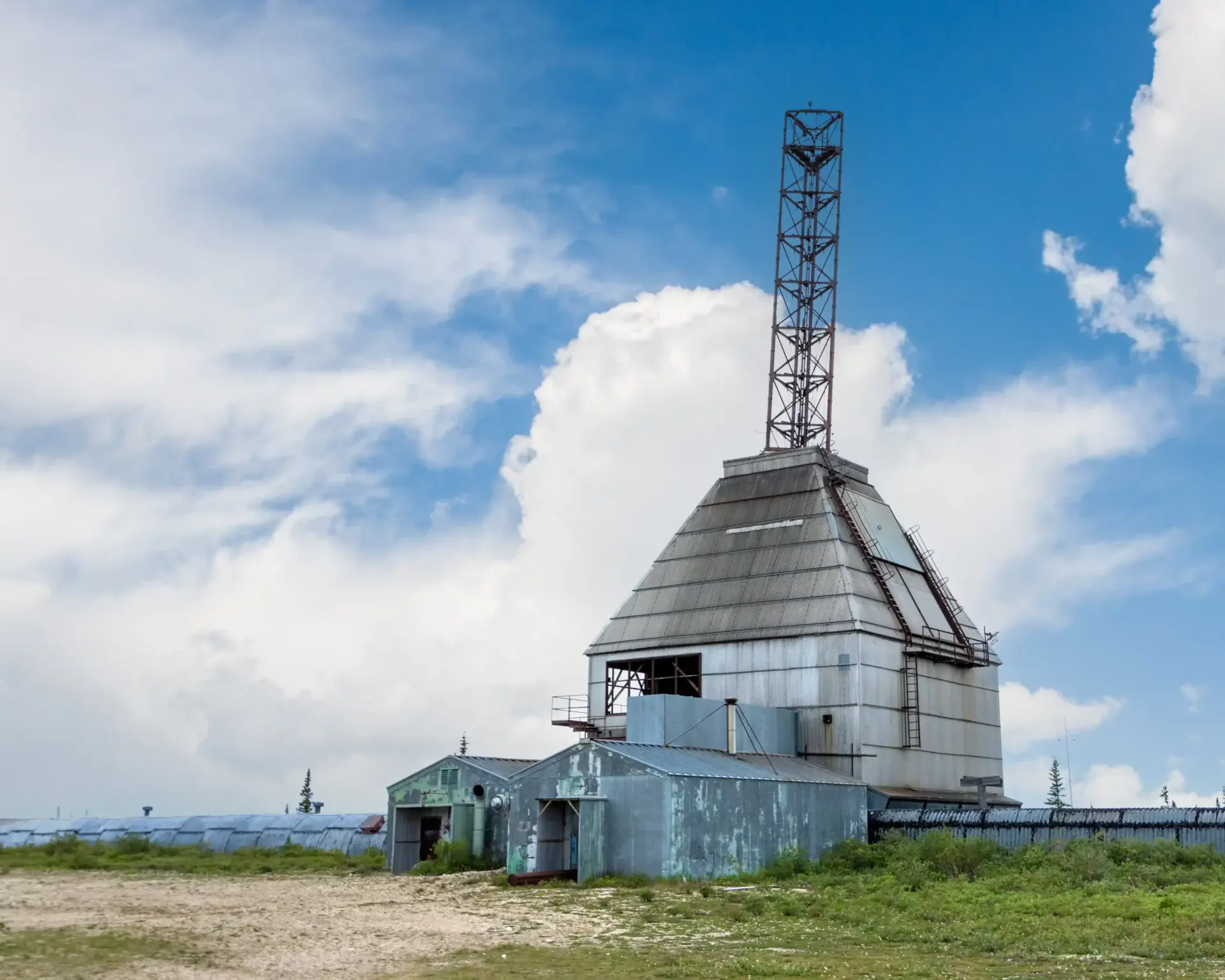 Retired missile base in Wapusk National Park