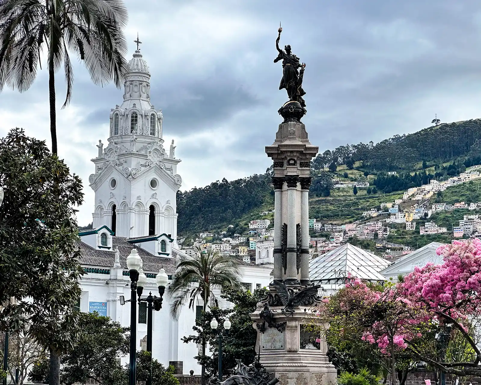 Independence Square in Quito, Ecuador