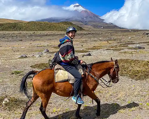 Cotopaxi Volcano horseback riding