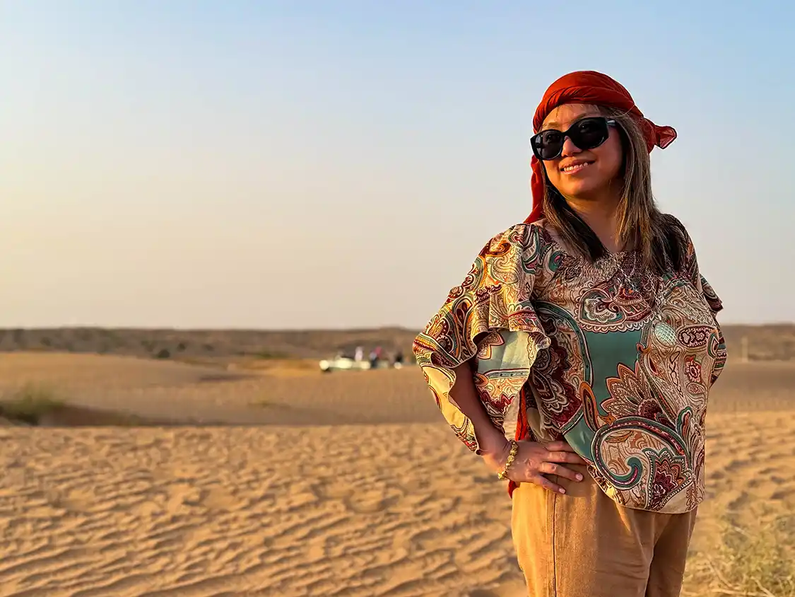 Christina Wagar in the United Arab Emirates