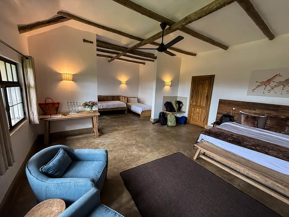 Family room at Karuma Coffee Plantation Lodge Arusha