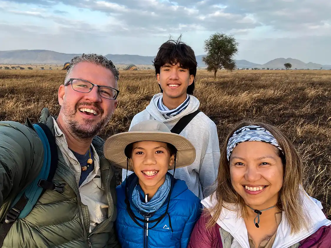 Wandering Wagars family on safari in Tanzania2