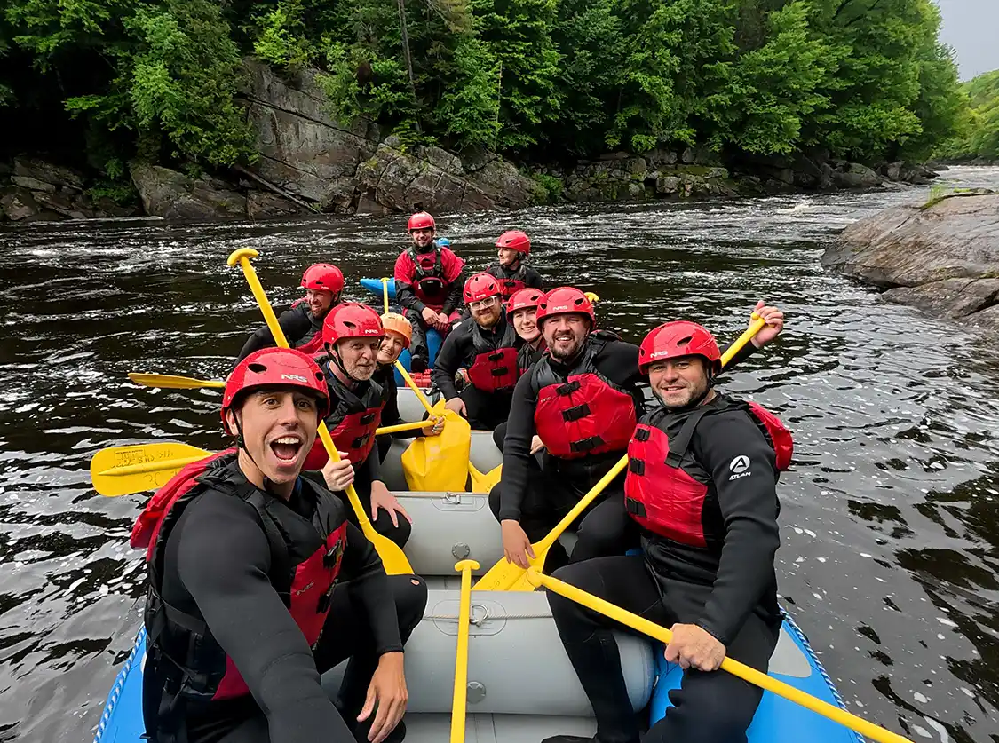 White Water Rafting on the Jacques Cartier River