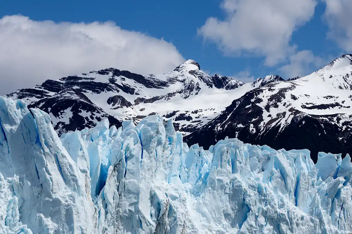 Mountains and Glaciers in Patagonia Argentina