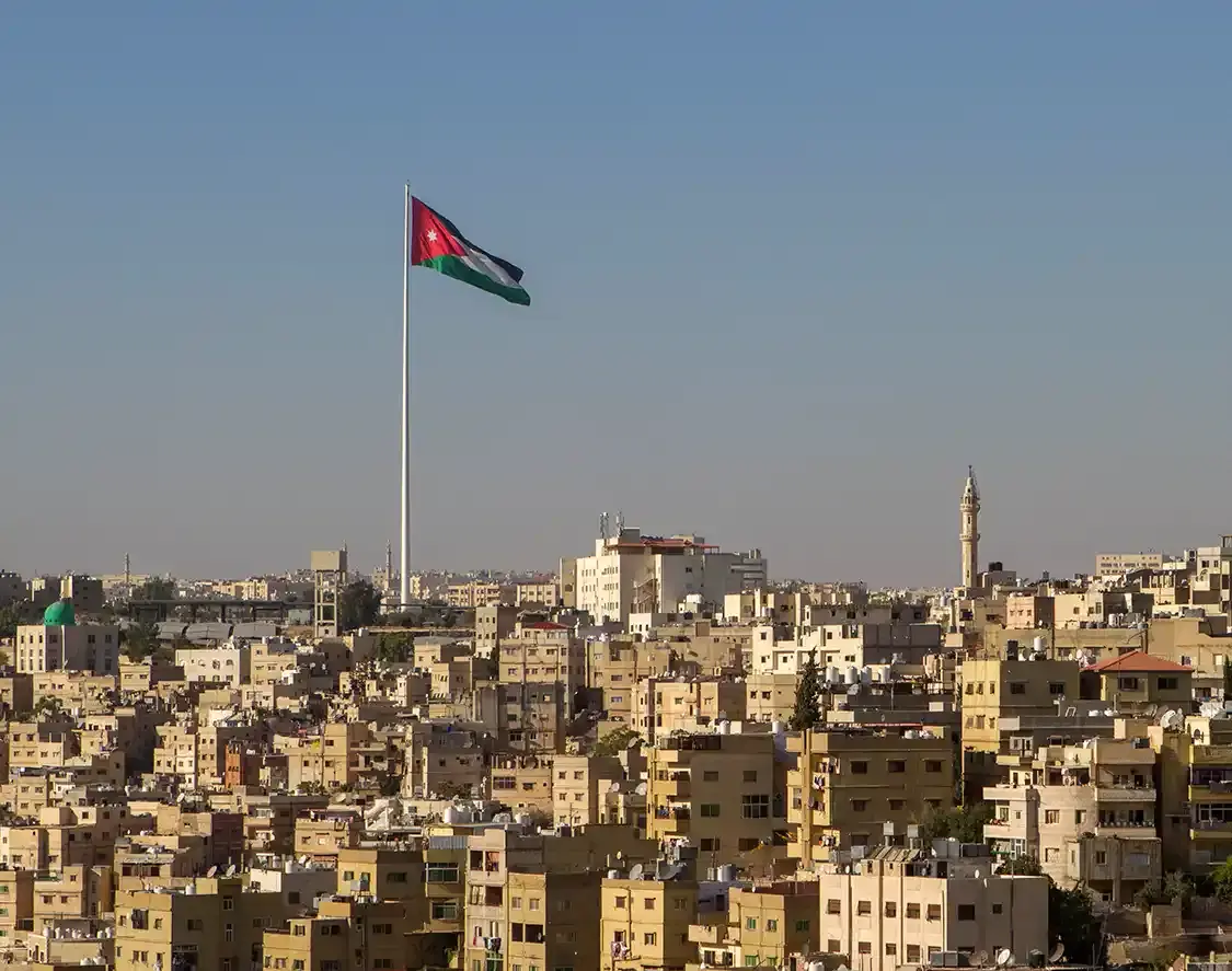 Amman skyline from the citadel